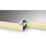 Panneau sandwich de bardage isolé standard ou microline, aux fixations invisibles_4