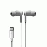 Belkin ROCKSTAR Casques Avec fil Ecouteurs Appels/Musique USB Type-C Blanc_4