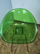 Chaise pour salle à manger Pedrali Gliss 921 d'occasion - métal et polycarbonate - plusieurs couleurs disponibles_4