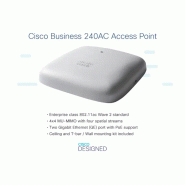 Cisco CBW240AC 1733 Mbit/s Gris Connexion Ethernet, supportant l'alimentation via ce port (PoE)_4
