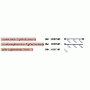 Support cycles modulable convivial - rangement en épi - simple et double face - acier peint sur galva_4
