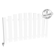 Clôture PVC ajourée Adonis - Lignes classiques et décoratives - Sur-mesure avec poteaux et traverses en aluminium_4
