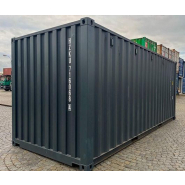 Conteneur maritime 20' avec portes sectionnelles - Dimensions extérieures : 6,06m x 2,44m x 2,90m_4