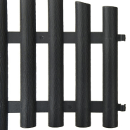 Vidaxl bordures de pelouse 17 pcs anthracite 10 m pp 314682_4