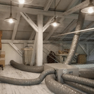 VMC double flux haut rendement Medven - caisson seul_4