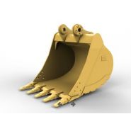 485-7621 godet d'excavation à usage normal avec lame de nivellement - caterpillar finance france - 650 mm (25 in)_4