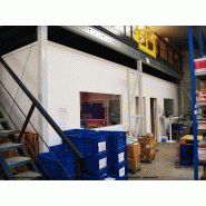 Plateforme / mezzanine industrielle - Cloisons modulaires pour bureaux - Multi-niveaux - Charge jusqu'à 1000 kg/m²_4