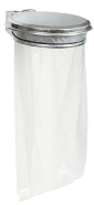 Support Sac Collecmur Mural Extreme - 110L - Gris, Jaune, Vert, Bleu, Inox - Fabrication Française_4