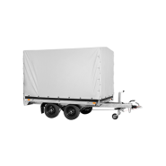 Remorque roues dessous - Aluminium, 2 essieux freinés, PTAC 2000 KG - SARIS PL 276 170 2000 2 - 2,76 X 1,70M_4