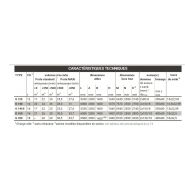 Benne G 120 avec éclairage LED et barre anti-encastrement