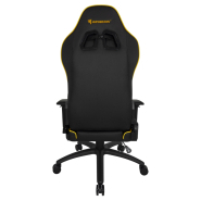 Fauteuil de bureau ergonomique AZGENON Z300 Jaune - réglable avec coussin appui-tête et accoudoirs 4D - Réf : AZG_Z300_BKYLW_4
