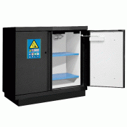 Armoire anti-feu 90 min batteries lithium basse 2 portes - 793+LI - Extincteur EX100LI / Blanc_4