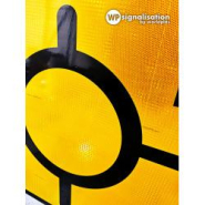 Panneau de voirie temporaire KD42B - Déviation - Signalisation de carrefours complexes_4