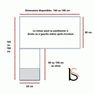 Bureau d'angle  Idea Tube avec caisson - Quadrifoglio. - Blanc, Orme, 160 x 160 cm_4