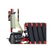 Rotation régulière des balles pour un chevauchement précis du film