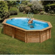 Piscine octogonale allongée Emeo - 3,50 x 5,40 x H. 1,31 - piscine en kit_4
