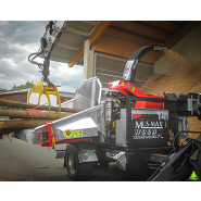 Broyeur de branche avec rotor à couteaux et contre couteau - type wt 7 lz - mus max_4