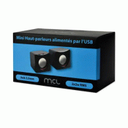 MCL HP-USB2/4 haut-parleur 1-voie Noir Avec fil 4 W_4