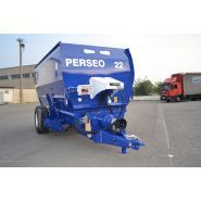 Perseo MX - Mélangeuse agricole - déchargement latéral droit central avec goulotte - système à deux vis sans fin contrarotatives - pesage électronique_4