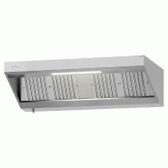 Hotte murale inox 2m avec moteur, régulateur, filtre et éclairage | Profondeur 700 mm_4