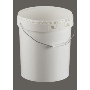 Seau plastique cylindrique en polypropylène - alimentaire - capacités 1L à 43L - homologué U.N 3L à 32L_4