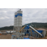 Centrale à béton fixe avec mélangeur Twin Shaft/Single Shaft - 100 m³/h - Capacité 3000 lt - Promax S100_4