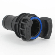 Demi-raccord symétrique avec verrou - DN 40 mm - Embout annelé Ø 40 mm - PP_4