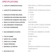 Nufors-XF - Purgeurs capacitifs à détection de niveau - JORC Industrial - Capacité maximale de compresseur 500 m³/min - Évacuation des condensats IP68/NEMA6_4