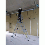 Plate-forme individuelle roulante télescopique 4 à 7 marches - Masterscop_4