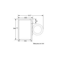 Lave-linge professionnel Wm12n118ff iQ300 - BSH Électroménager - 1200 trs/min avec moteur à induction iQdrive_4