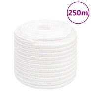 Vidaxl corde de bateau blanc complet 16 mm 250 m polypropylène 152575_4