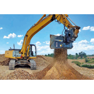 Godet cribleur conçu pour la séparation de matériaux de granulométries variées sur le chantier - SIMEX VSE 3_4