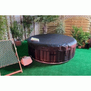 Spa gonflable rond HORA - 6 places - Ø 208 x H. 65 cm - 120 jets - Chauffage jusqu'à 41°C_4