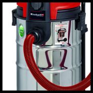 Aspirateur eau et poussière Einhell TE-VC 2340 SAC - Cuve inox 40L - Filtre HEPA - Prise asservie 2200W_4