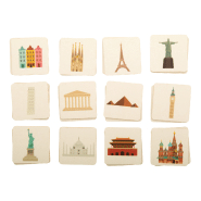 Jeu de mémoire personnalisé en carton - 24 tuiles - Boîte en papier imprimée_4