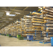 Rayonnage cantilever manuel avec bras flexibles et réglables pour charges légères - OHRA_4