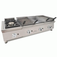 Plancha gaz modulaire FLEXI Ligne 600 - 8 brûleurs - 130 cm - 23.2 kW | Arilex 4MB_4