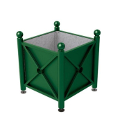 Bac à Palmier Province - Disponible en plusieurs dimensions avec habillage en tôle d'acier galvanisé et 4 types de pommeaux_4