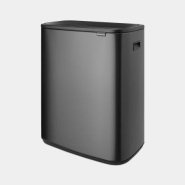 Poubelle Bo Touch Bin 2 x 30 litres - Confident Grey - Idéale pour trier les déchets et facile à déplacer_4