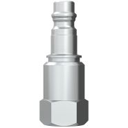 Série 347 - Coupleur CEJN en laiton nickelé - Débit élevé et double obturation_4