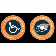 Borne de sécurité conforme au décret d'accessibilité PMR