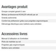 Groupe électrogène Diesel 6000 A XL C5 - Kohler - Puissance max 4,90 kW - 50 Hz - Tension nominale 230 V_4