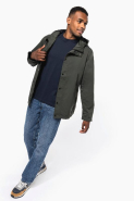 Veste écoresponsable unisexe à capuche - Réf: KNS600 - Tissu déperlant et doublure ripstop_4