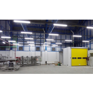 Porte rapide industrielle modulaire et esthétique - ZipGO Alumina - structure en aluminium extrudé pour installation facile_4