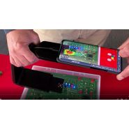 Mesureur de champ électromagnétique em-scanphone - réalité augmentée - 3d et 4d