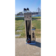 Station de réparation vélos libre-service pour collectivités - Pompe à main fournie - Référence BTIBSCANDIC_4