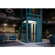 Ascenseur cabine -  portes coulissantes, commande automatique, normes ERP - Cibes C1 Pure_4