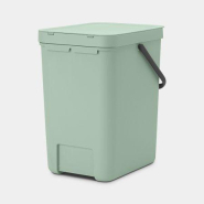 Poubelle Brabantia Sort & Go - 25 litres - Jade Green - Multi-talent - Volume M (25 L)_4