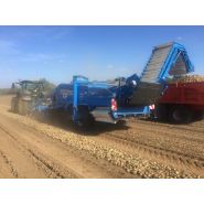 Récolteuse de pommes de terre Standen T2 avec large zone de tamisage et agitateurs réglables