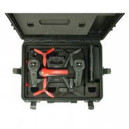 Mallette grise en polypropylène pour Parrot Bebop 2 et SkyController